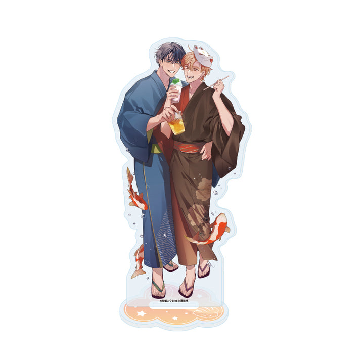 Office Worker Couple's Summer Vacation BL Fair Acrylic Stands