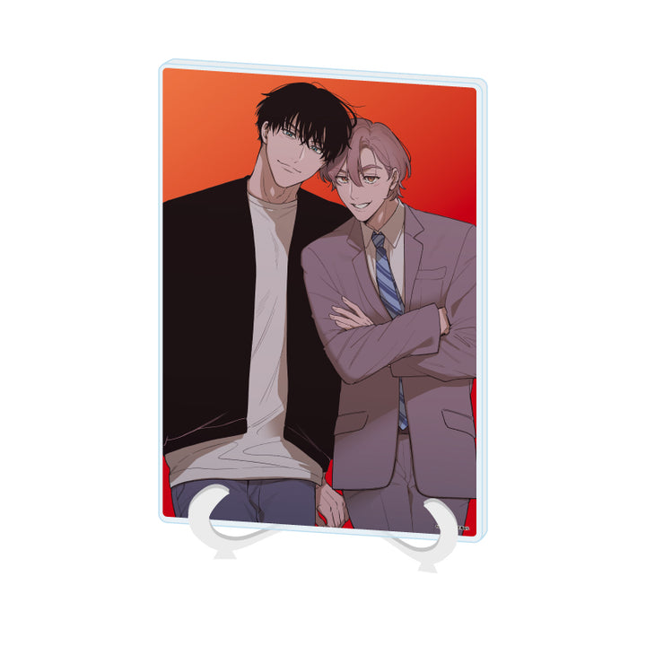 Office Worker Couple's Summer Vacation BL Fair Acrylic Panels