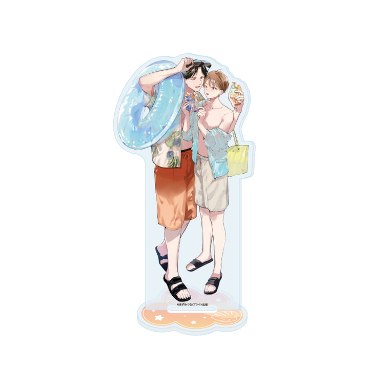 Office Worker Couple's Summer Vacation BL Fair Acrylic Stands
