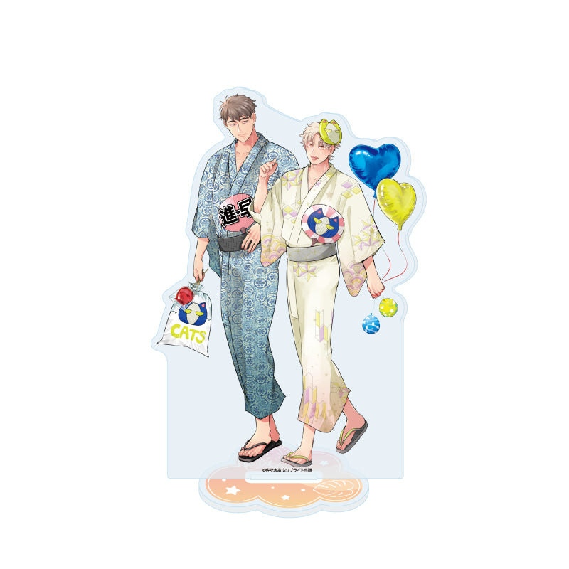 Office Worker Couple's Summer Vacation BL Fair Acrylic Stands