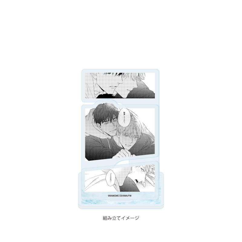 Office Worker Couple's Summer Vacation BL Fair Acrylic Plate