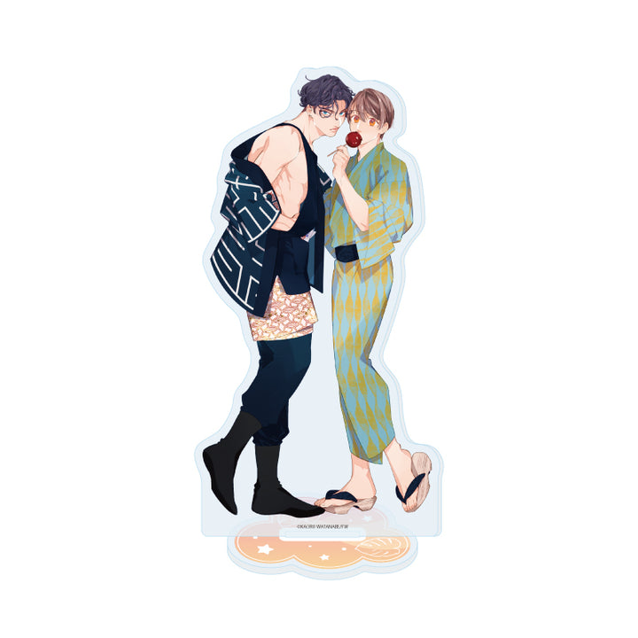 Office Worker Couple's Summer Vacation BL Fair Acrylic Stands