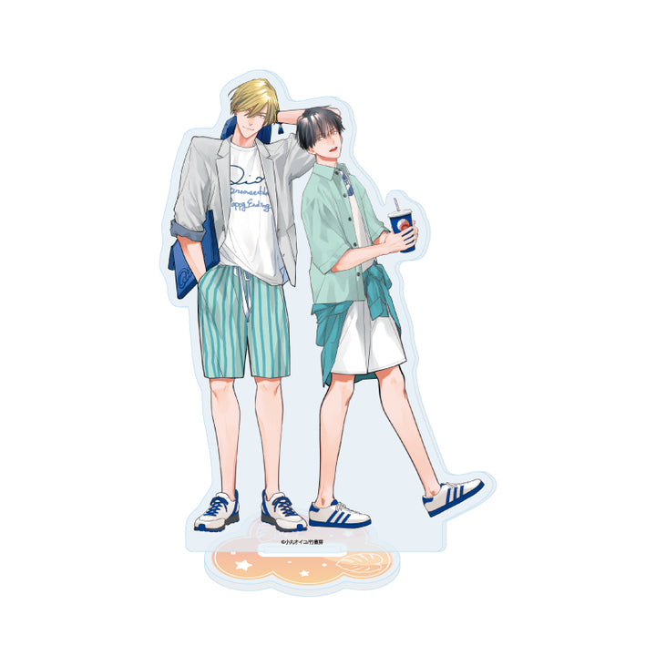 Office Worker Couple's Summer Vacation BL Fair Acrylic Stands