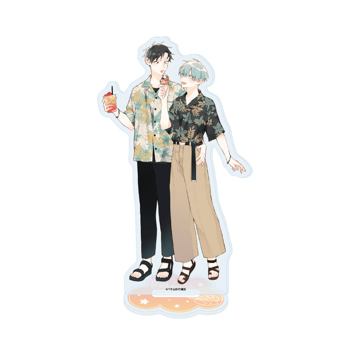 Office Worker Couple's Summer Vacation BL Fair Acrylic Stands