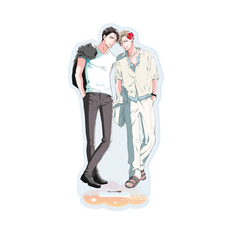 Office Worker Couple's Summer Vacation BL Fair Acrylic Stands