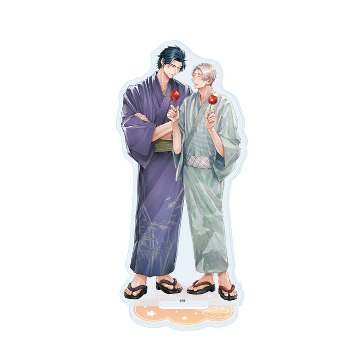 Office Worker Couple's Summer Vacation BL Fair Acrylic Stands