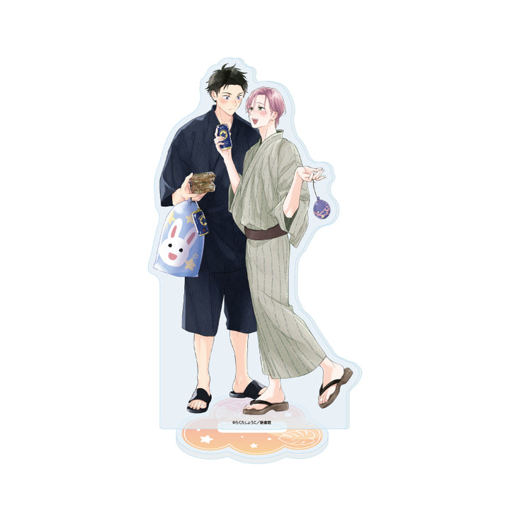 Office Worker Couple's Summer Vacation BL Fair Acrylic Stands