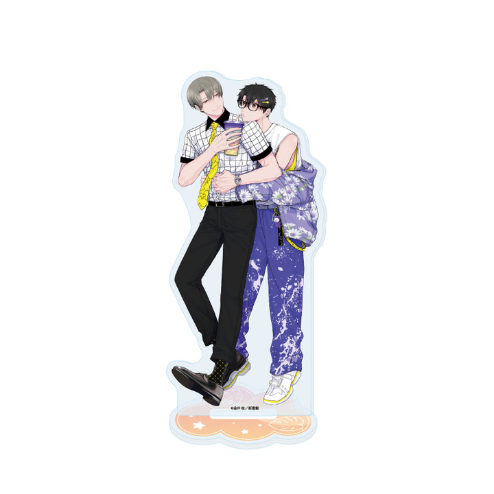Office Worker Couple's Summer Vacation BL Fair Acrylic Stands