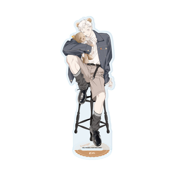 Fangs Bear Cafe Acrylic Stand
