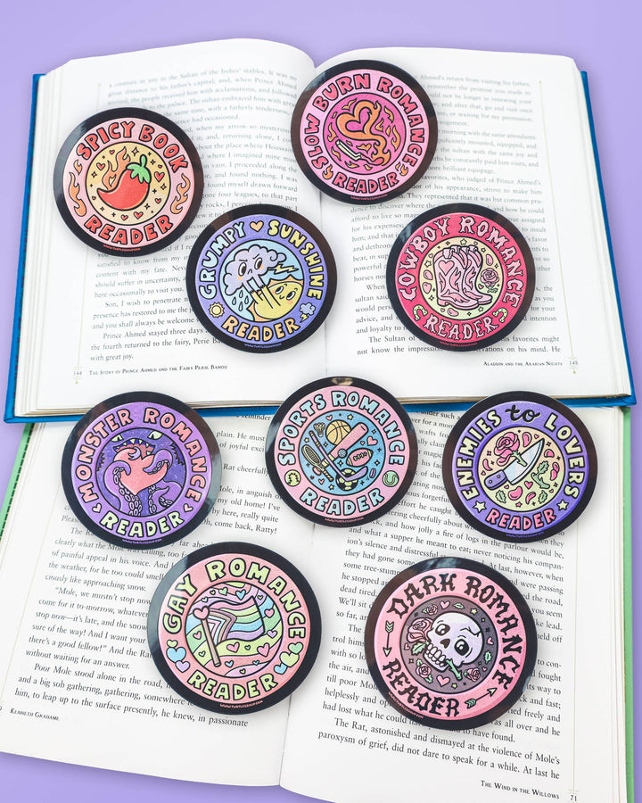 Gay Romance Reader | Bookish | Holo | Vinyl Sticker