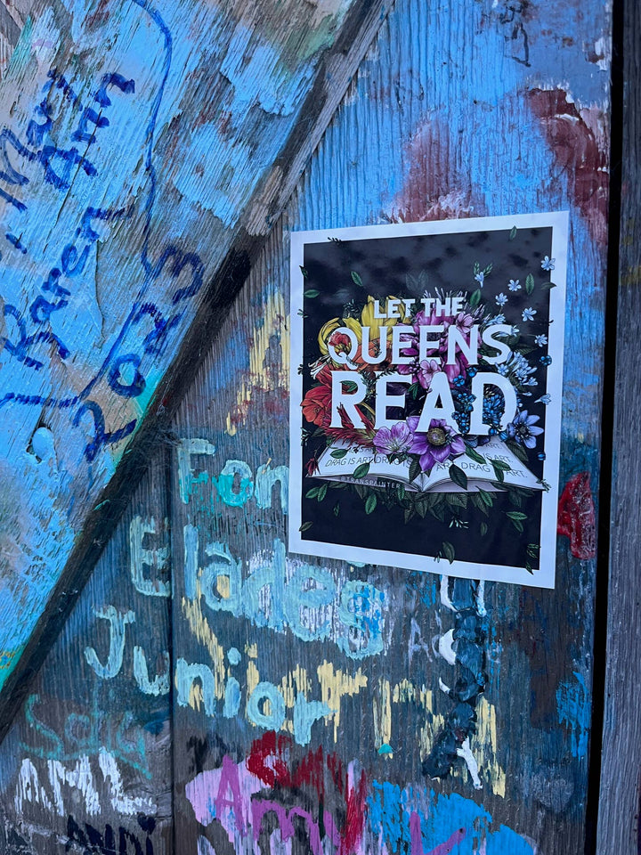 Let the Queens Read Decal | LGBTQ Drag Queen Sticker 