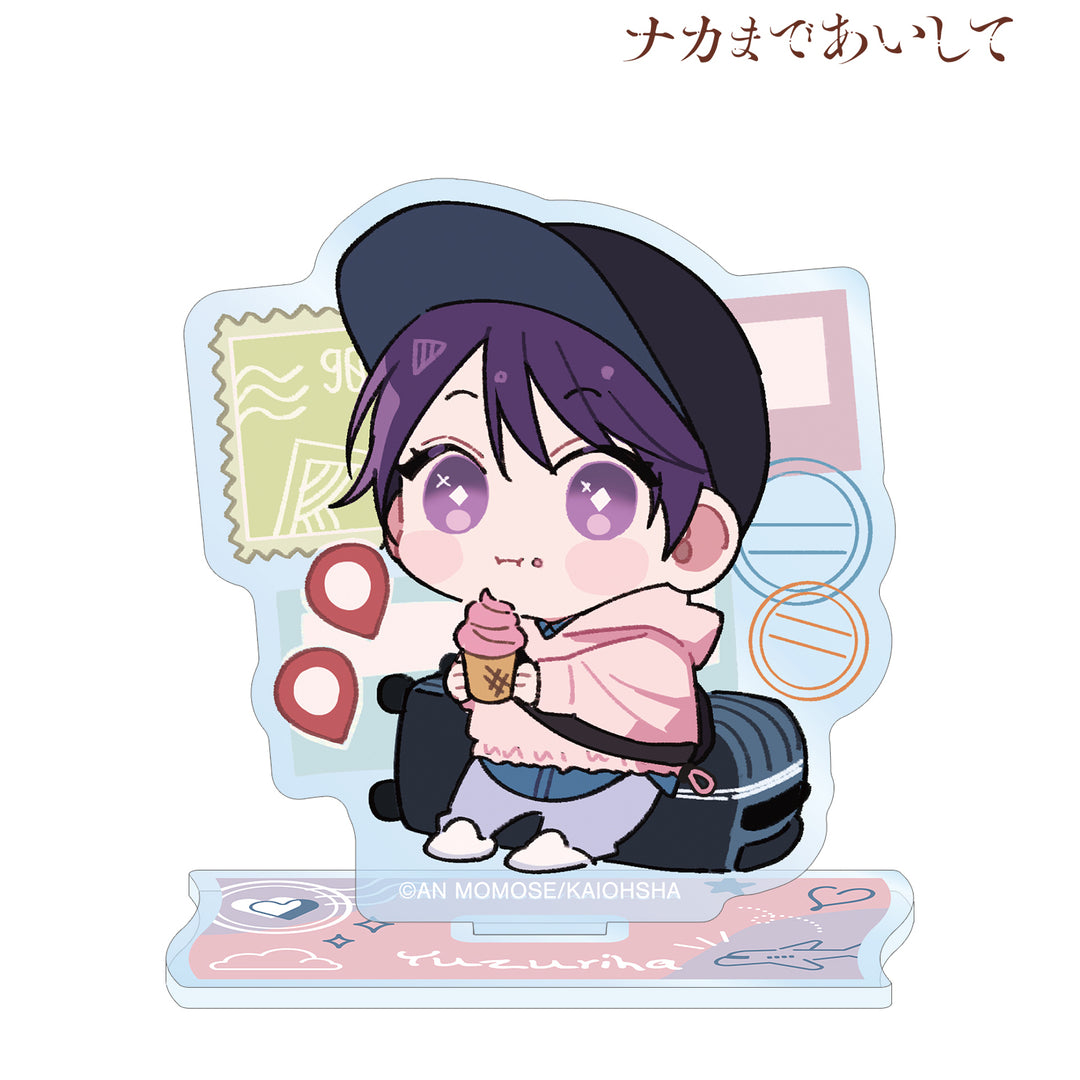I Want You to Love Me to the Inside Yuzuriha Chibi Travel Acrylic Stand