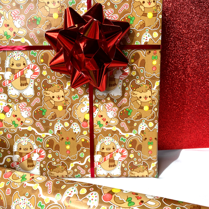 Gingerbread Cuties - Christmas Holiday Wrapping Paper