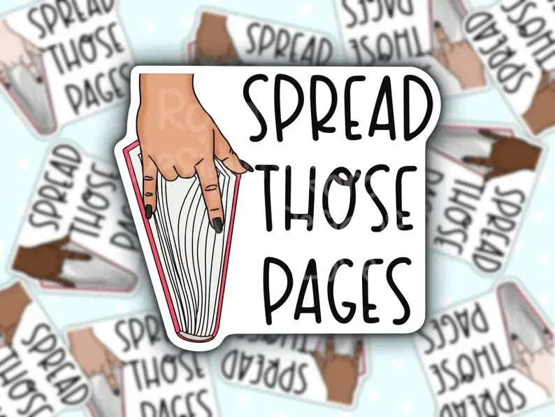 Spread Those Pages Sticker