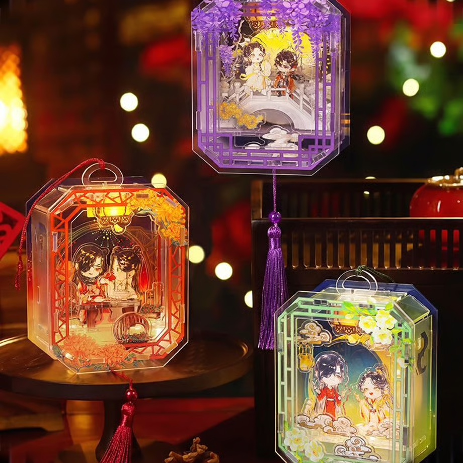 Heaven Official's Blessing Illuminated Acrylic Puzzle Lantern Blind Box