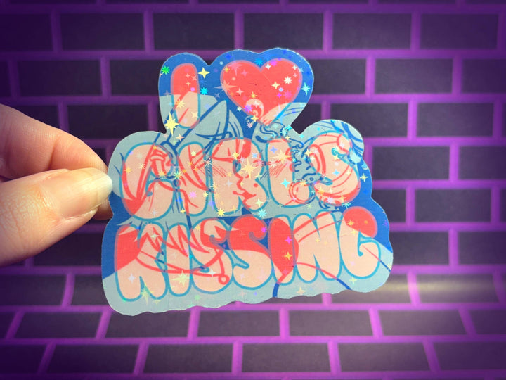 I Heart Boys Kissing / I Heart Girls Kissing Stickers