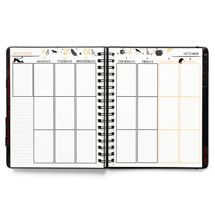 Waiting for the Night 2026 Weekly Planner