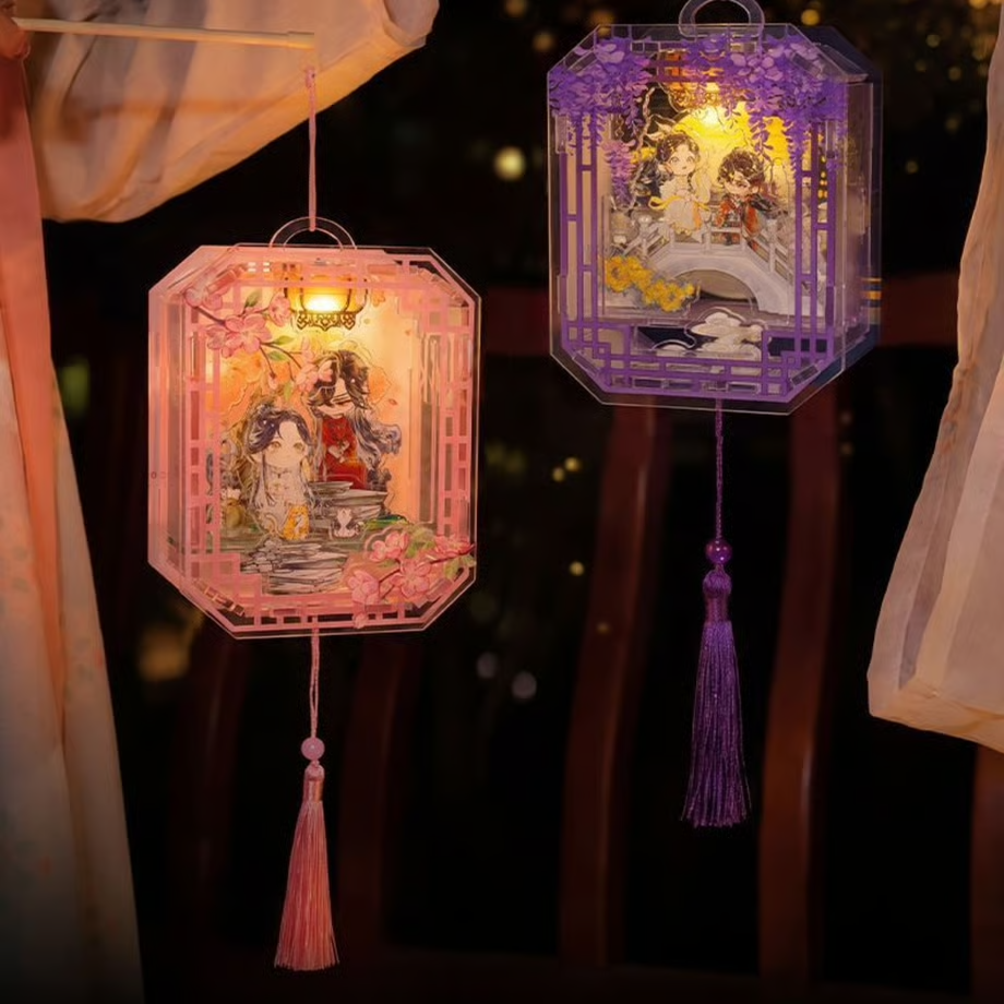 Heaven Official's Blessing Illuminated Acrylic Puzzle Lantern Blind Box