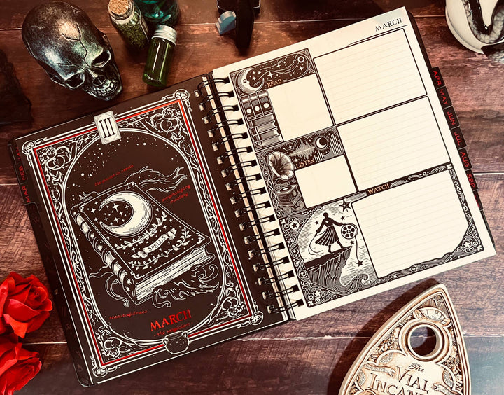 Waiting for the Night 2026 Weekly Planner