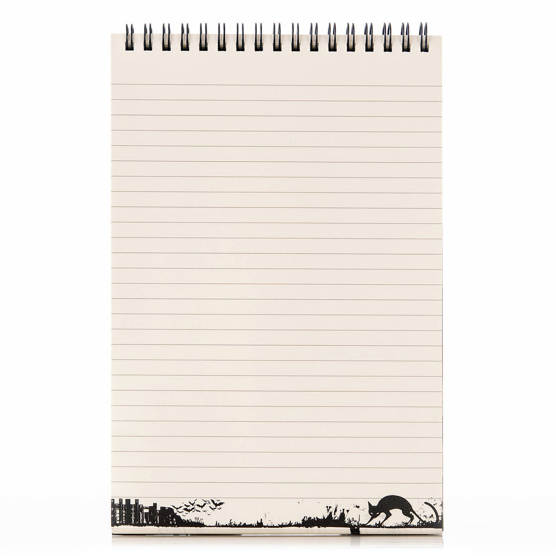Waiting for the Night Top-Spiral Steno Notepad (6'' x 9'')