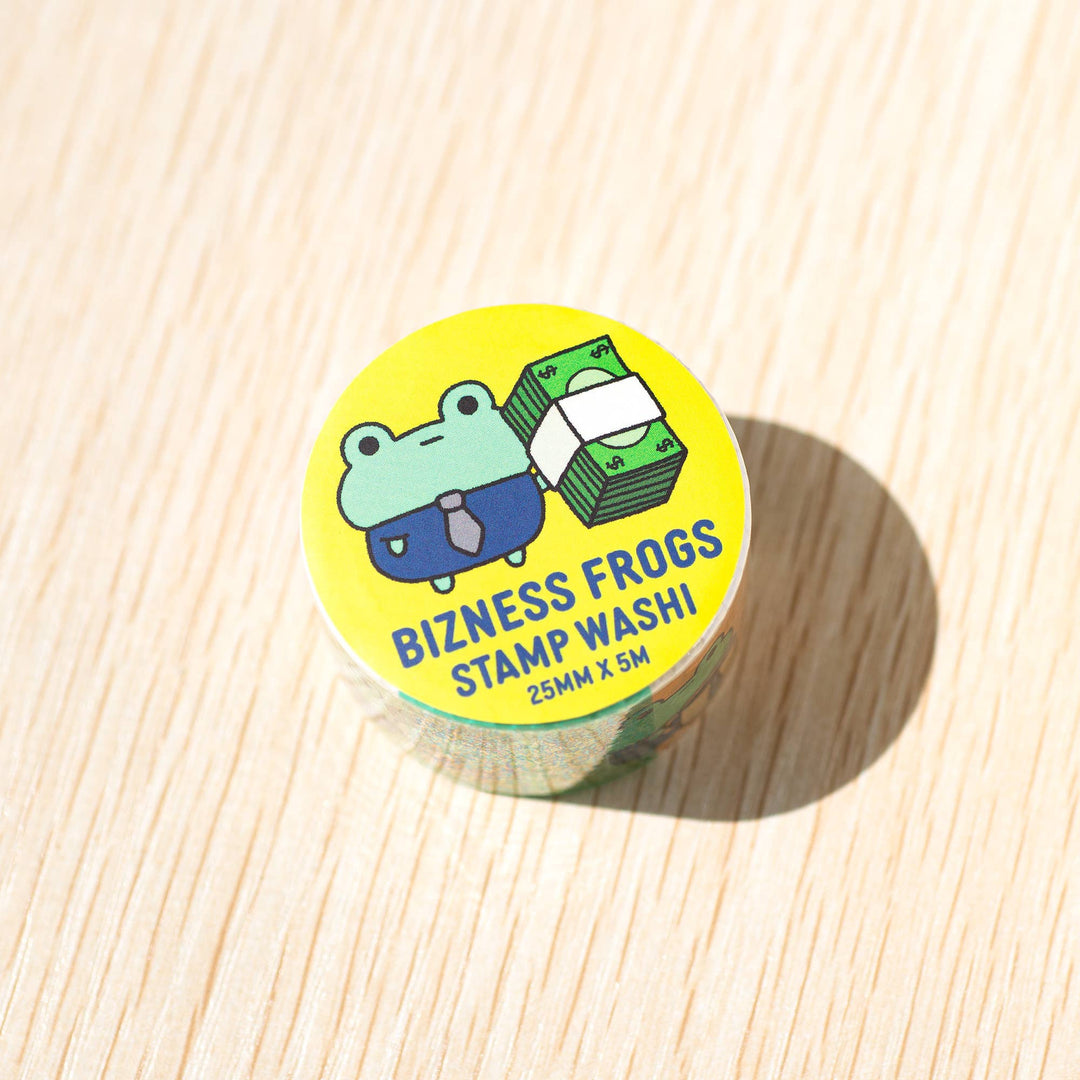 Bizness Frog Stamp Washi Tape