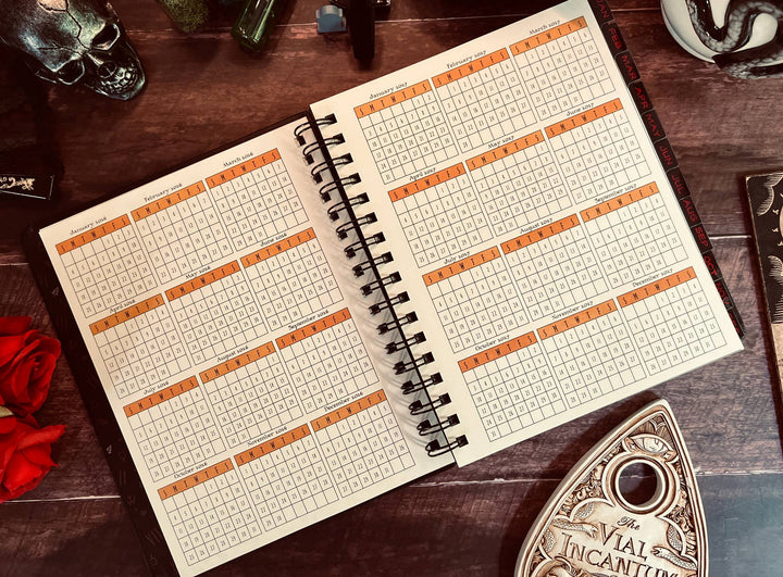 Waiting for the Night 2026 Weekly Planner