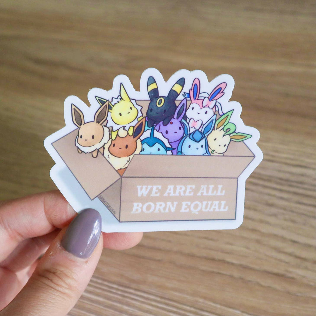 All Born Equal Vinyl Sticker