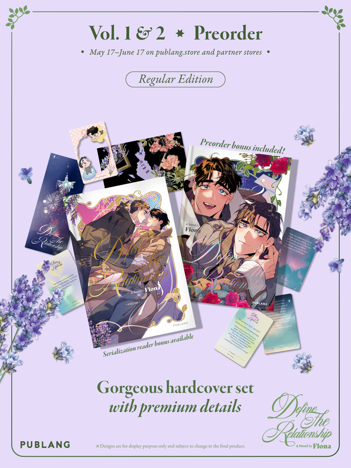 Define the Relationship Vol. 1 & 2 Novel Set (No Merch) ENGLISH