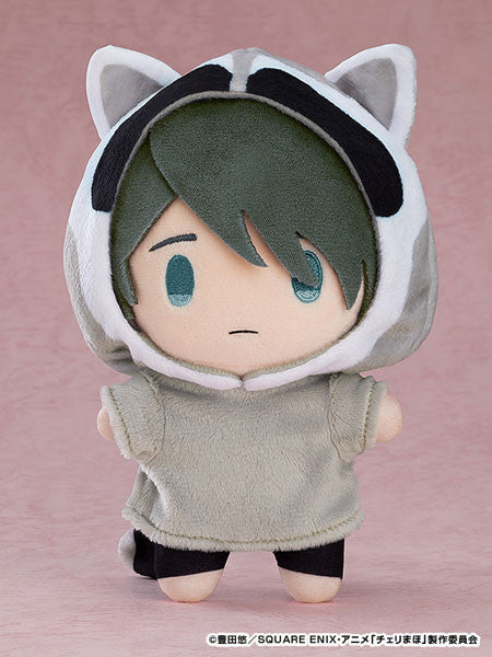 Cherry Magic! Thirty Years of Virginity Can Make You a Wizard?! Plush Kiyoshi Adachi Raccoon Hoodie