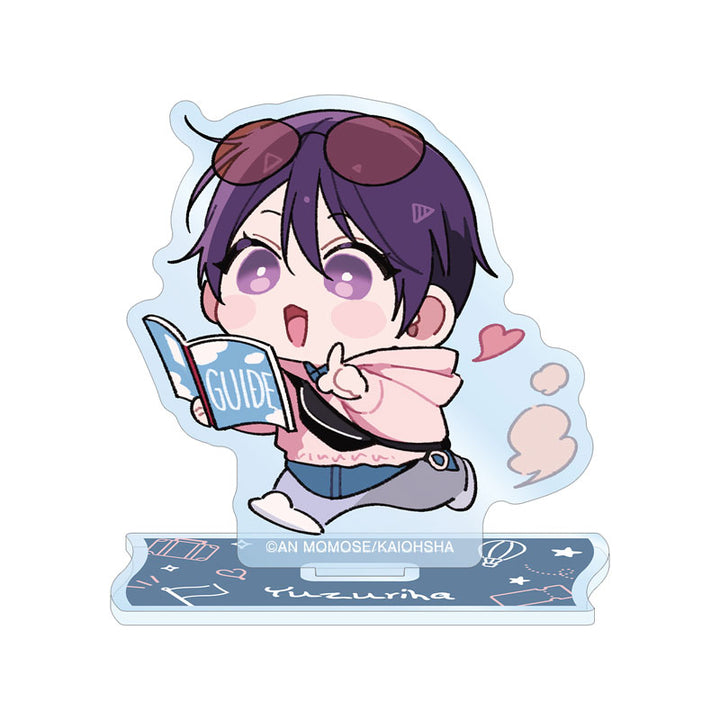 I Want You to Love Me to the Inside Yuzuriha Chibi Travel Acrylic Stand