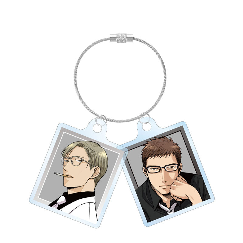 Twittering Birds Never Fly Twin Wire Keychains