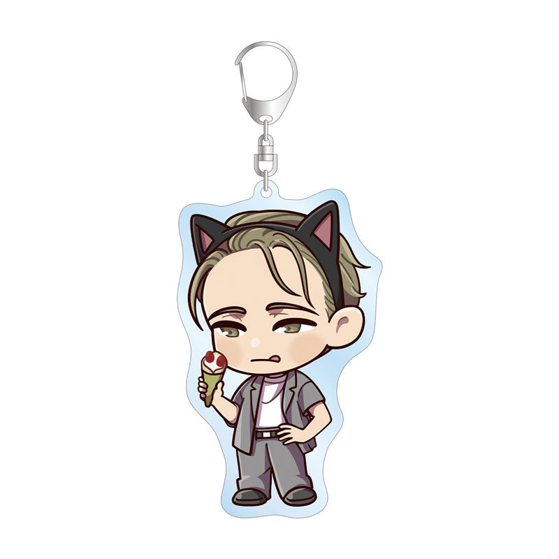 Twittering Birds Never Fly Chibi Chara Big Acrylic Keychain
