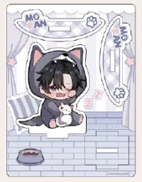 The Husky and His White Cat Shizun Rocking Pajama Acrylic Stand