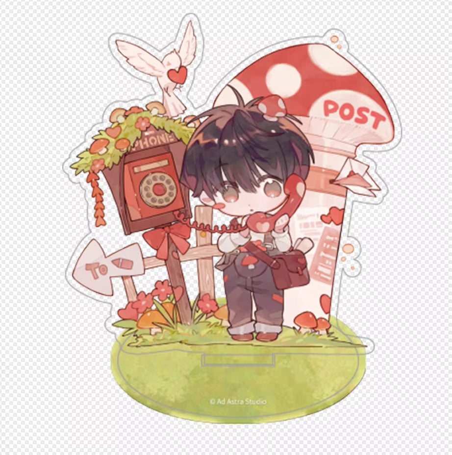Little Mushroom Heartbeat Signal Acrylic Stand