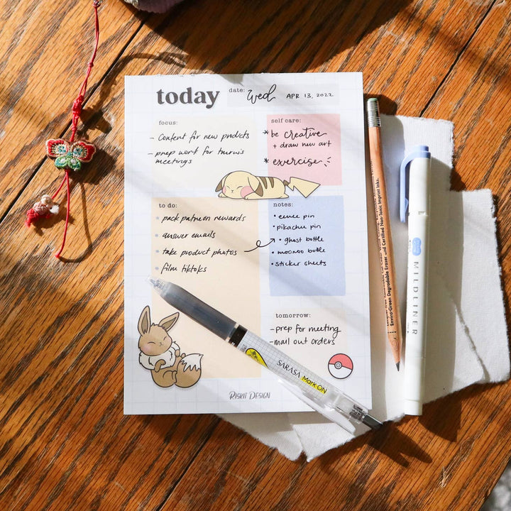 Kawaii Animals Daily Notepad