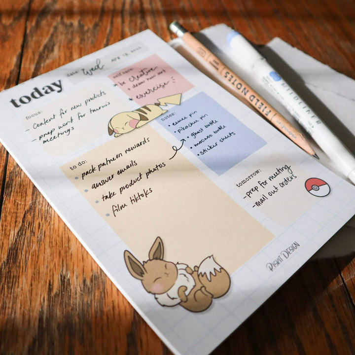 Kawaii Animals Daily Notepad