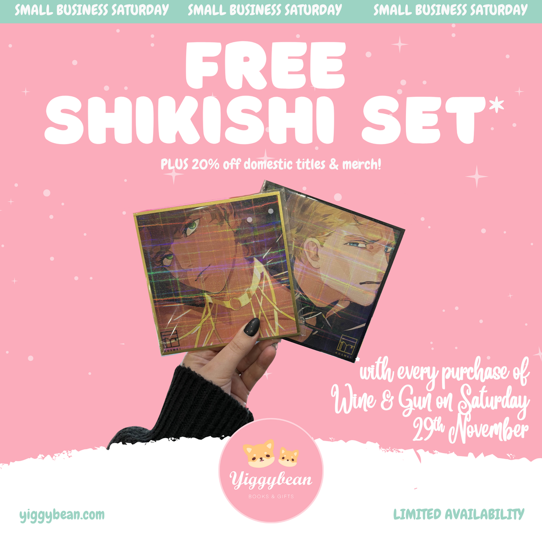 Wine and Gun Vol. 1 + Free Shikishi Set (Small Business Saturday)