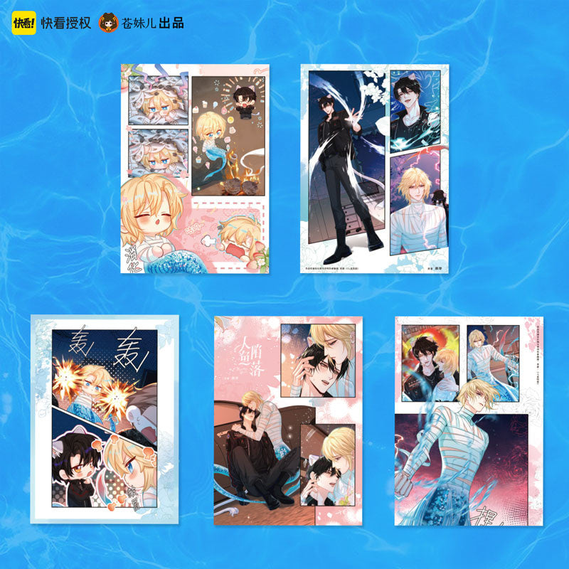 The Falling Merman Card Set