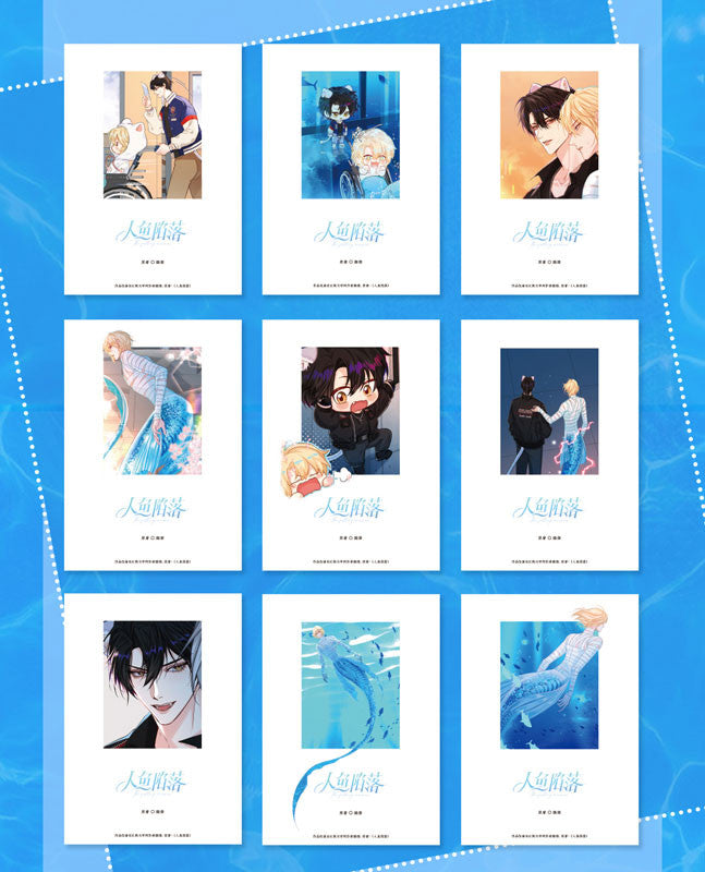 The Falling Merman Card Set