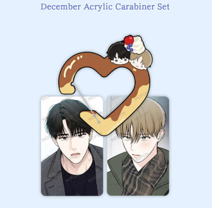 December Acrylic Carabiner Set