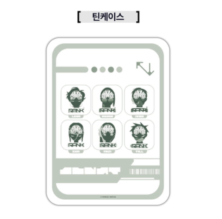 ALIEN STAGE ANAKT GARDEN COLLECTION Tin Case+Sticker Set