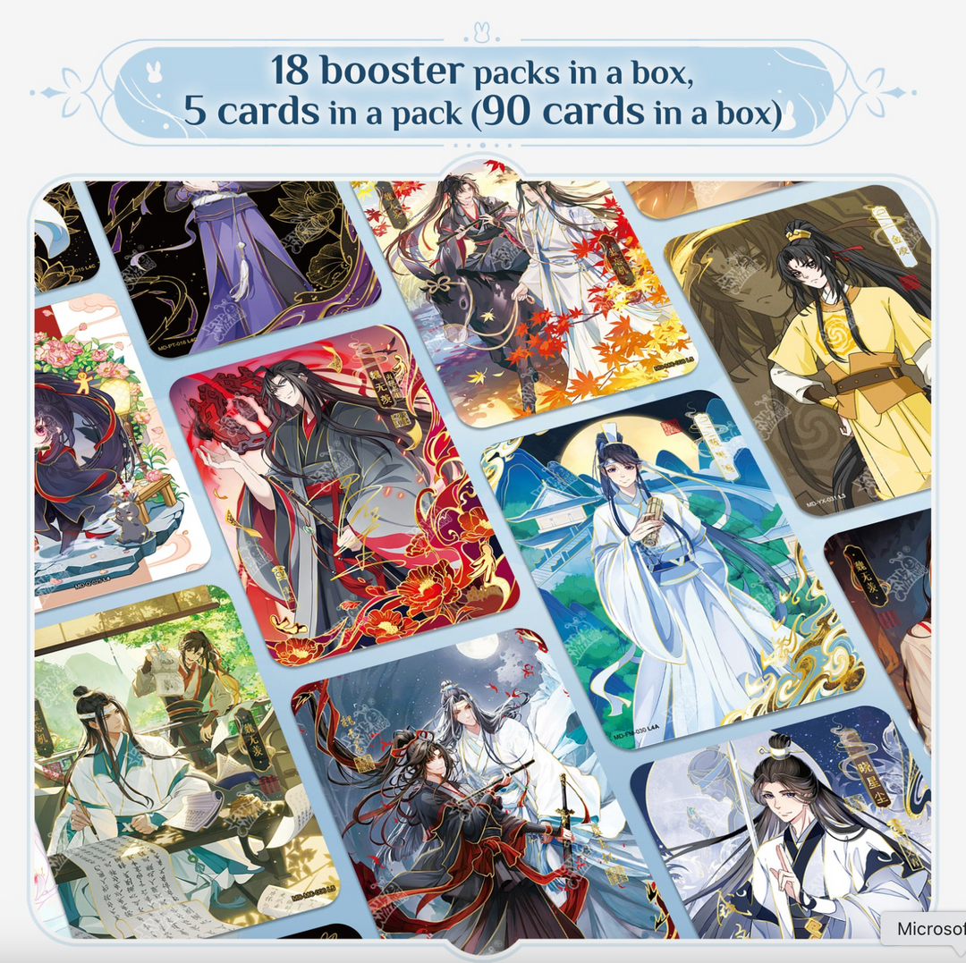 Grandmaster of Demonic Cultivation Authentic Collectible Card Pack