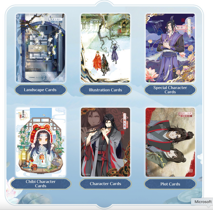 Grandmaster of Demonic Cultivation Authentic Collectible Card Pack