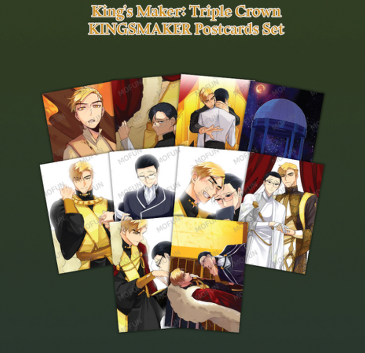 King's Maker: Triple Crown Postcard Set