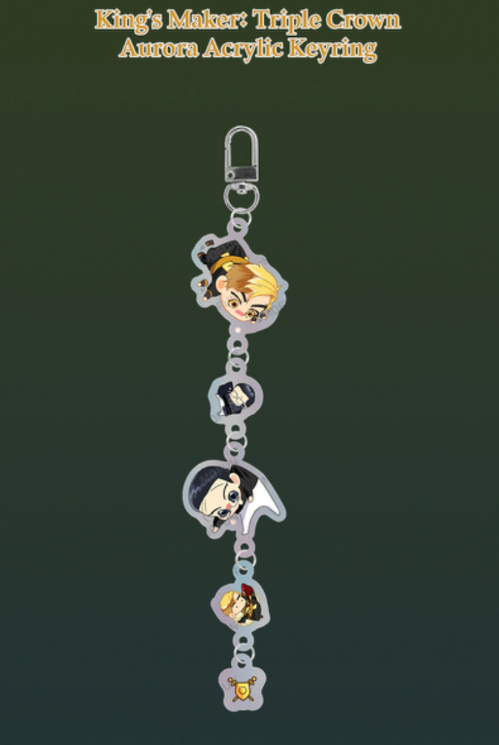 King's Maker: Triple Crown Aurora Acrylic Keyring