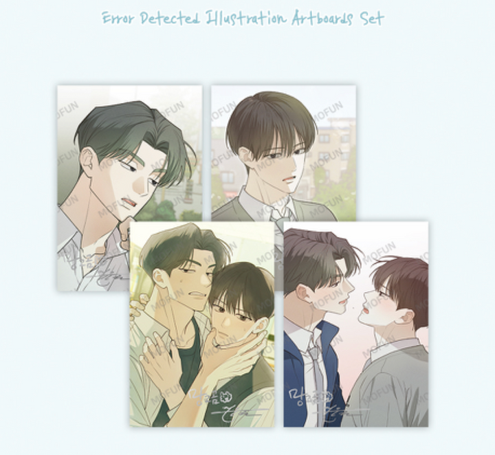 Error Detected Illustration Artboards Set