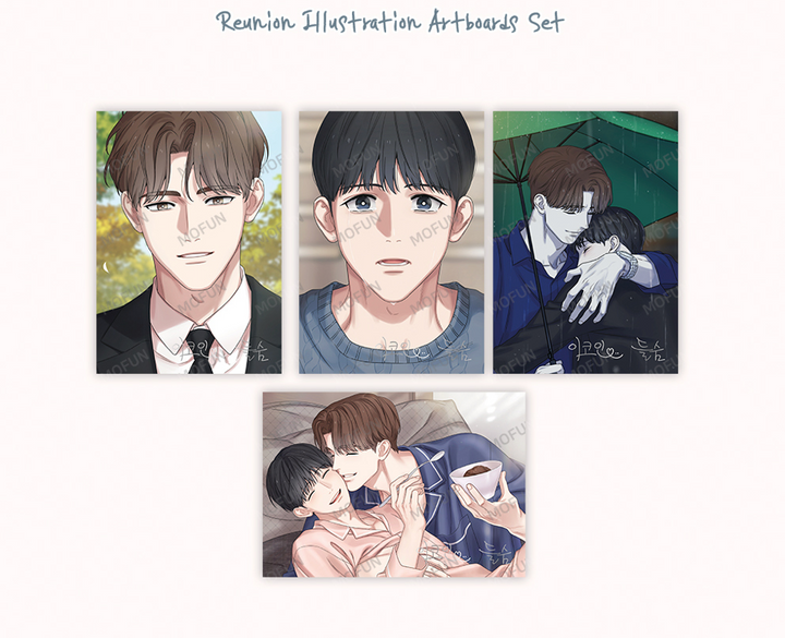 Reunion Illustration Artboards Set