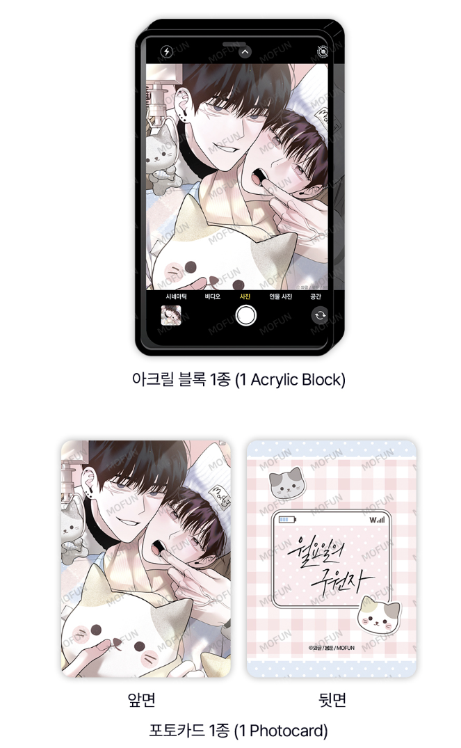 Author Wageul Save the Dae Camera Acrylic Block Set