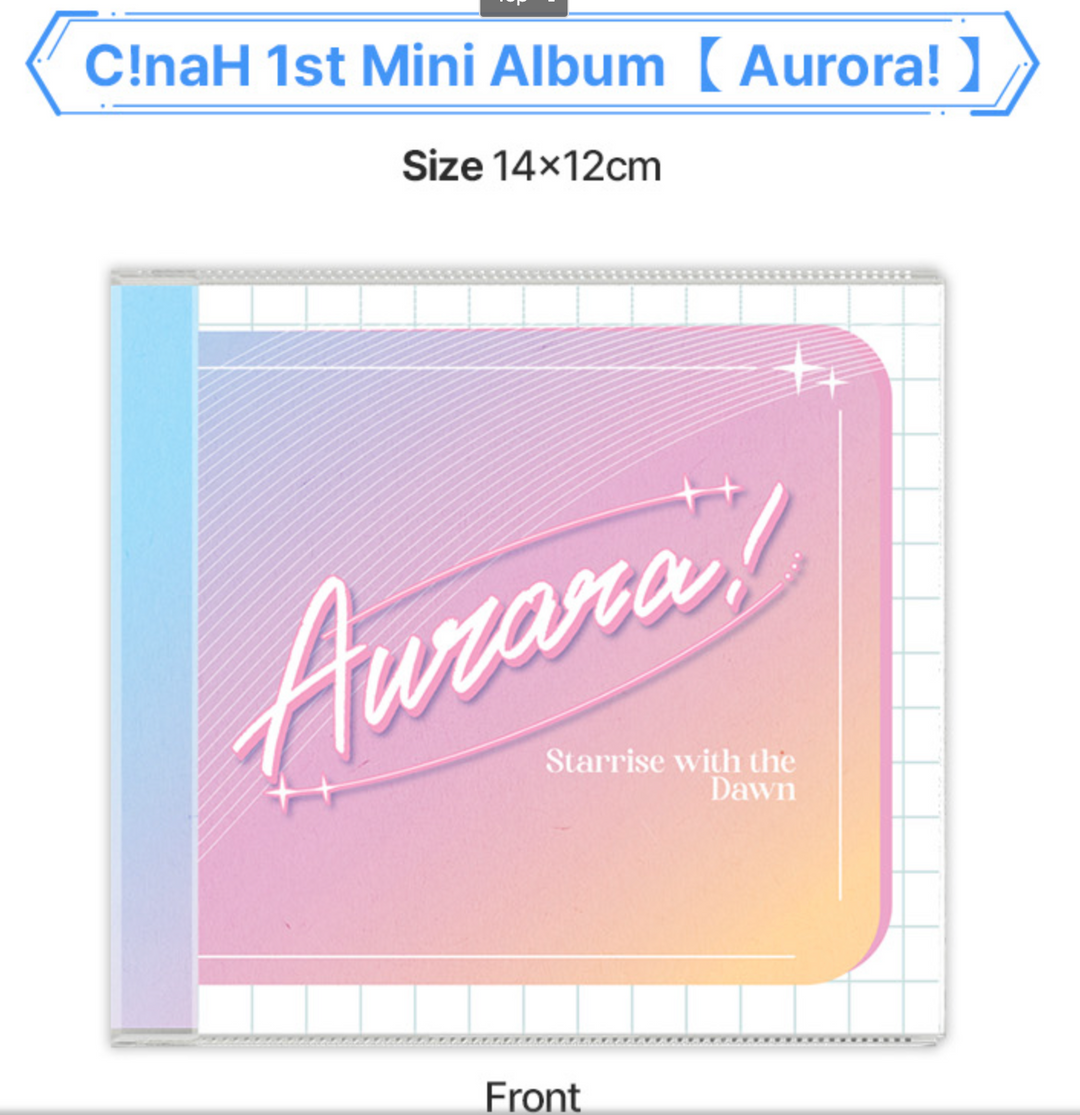 Hold the Light C!naH 1st Mini Album Aurora! (Pre-Order)
