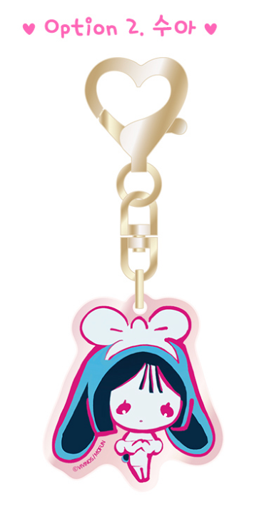 ALIEN STAGE Rabbit Acrylic Keyholder